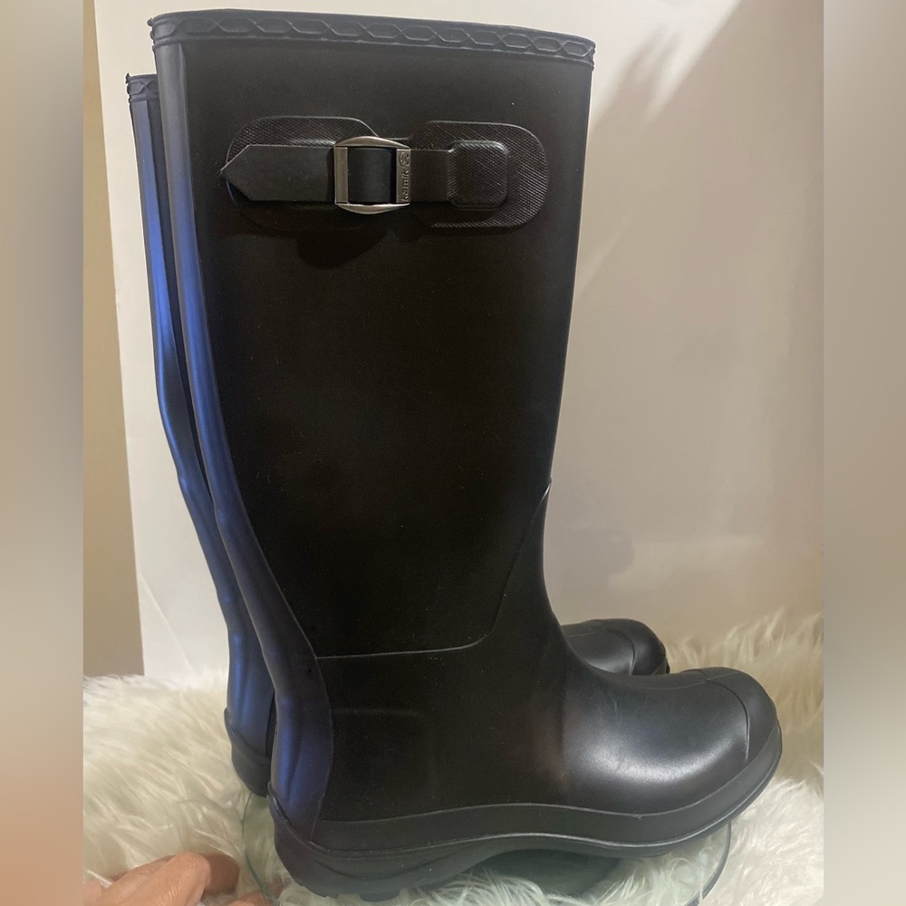 Kamik – Olivia-K for women Black Tall Rain Boots . New never worn